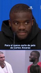 Tiafoe opina sobre el corte de pelo de Carlos Alcaraz: "Es horrible"