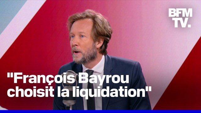 Vote de confiance, 10 septembre...L'interview de Boris Vallaud (PS) en intégralité