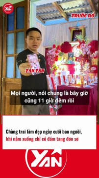 Chàng trai làm đẹp ngày cưới bao người, khi nằm xuống chỉ có đám tang đơn sơ