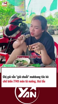 Chị gái vẫn GIỮ CHUỒI mukbang tắc kè, chế biến 7749 món từ nướng, thả lẩu X