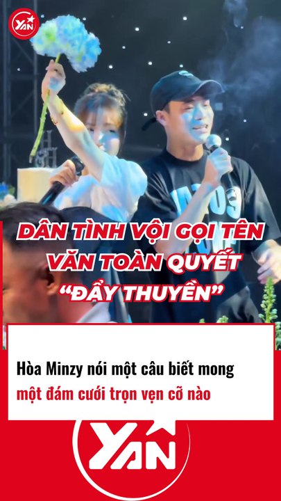 HÒA MINZY nói một câu biết mong một đám cưới trọn vẹn cỡ nào