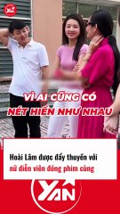 HOÀI LÂM được đưa thuyền với nữ diễn viên đóng phim cùng