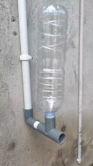 the small amount of water coming out becomes heavy