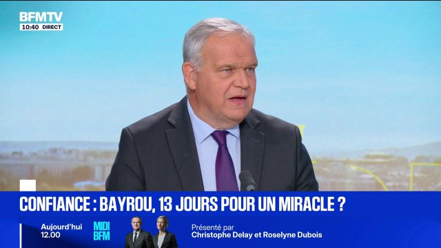 Pour François-Noël Buffet, ministre délégué auprès du ministre de l’Intérieur, le vote de confiance est un instant de vérité qui est nécessaire