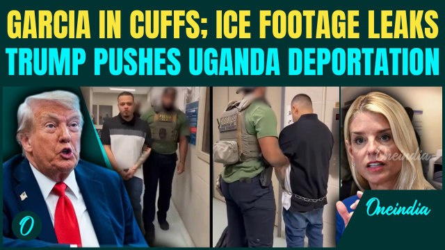 Abrego Garcia in Cuffs: ICE calls him MS-13, Judge Blocks Deportation as Trump Eyes Uganda Exile