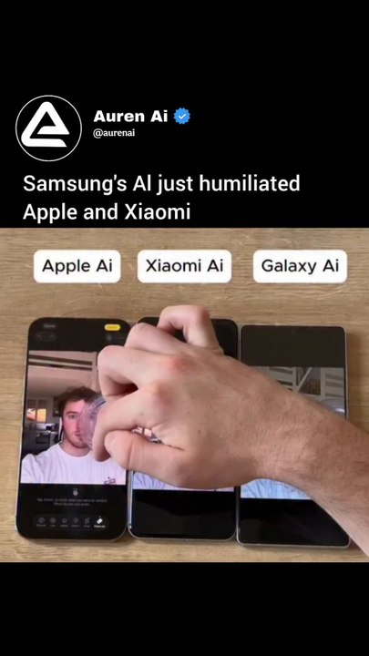 Samsung’s AI just embarrassed Apple and Xiaomi with next-level innovation. From smarter features to game-changing AI tools, Samsung is proving why it’s ahead in the smartphone war.👉 Credit: @custom_adventurist