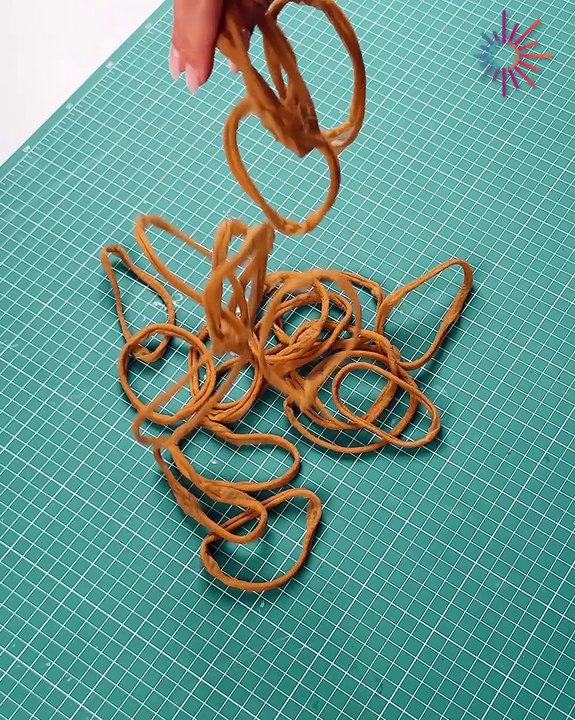 Turn tights into endless hair ties