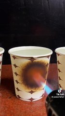 POWEERFUL LIGHTER VS PAPPER CUP WITH WATER