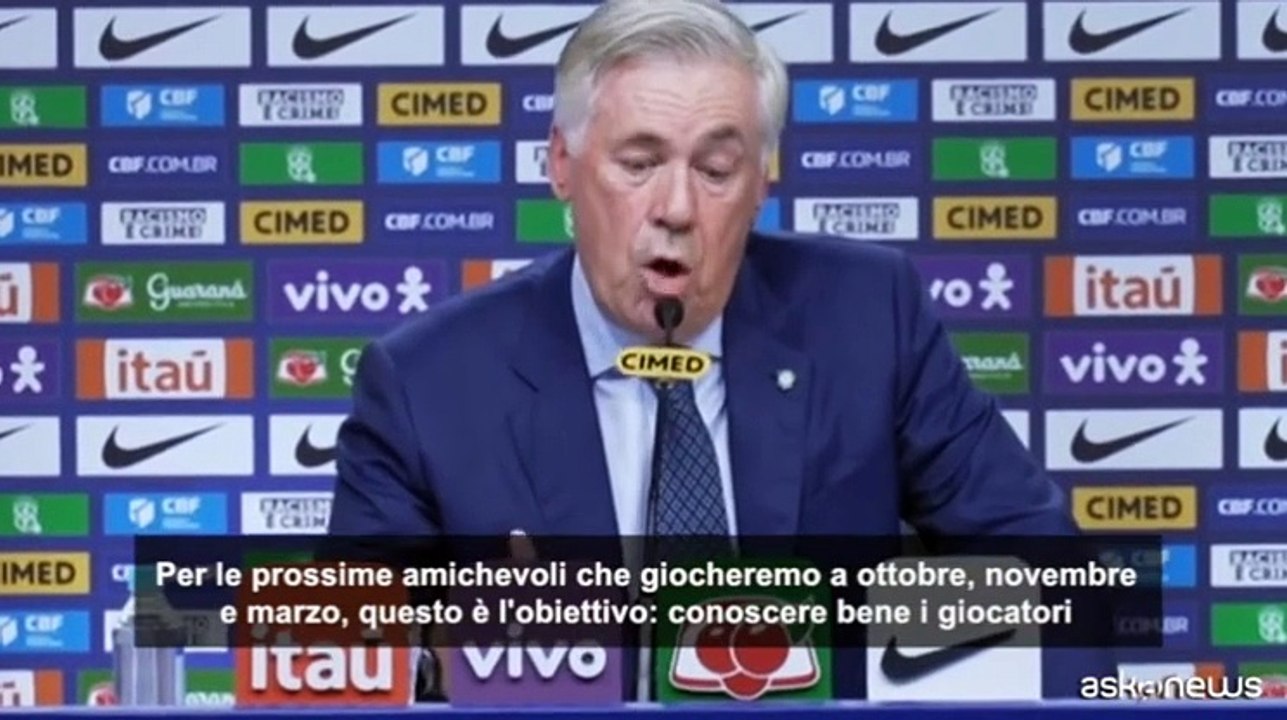 Carlo Ancelotti lancia il "suo" Brasile verso la Coppa del Mondo