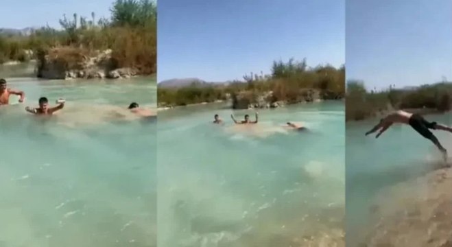 Gölete atlayıp başını zemine çarpan İsmail hastanede öldü; o anlar kamerada