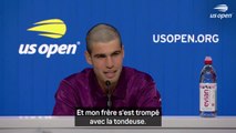 US Open - Alcaraz explique sa nouvelle coupe de cheveux : 
