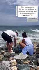 Η Ανθή Βούλγαρη περνά τα ρούχα του γιου της από «40 κύματα»