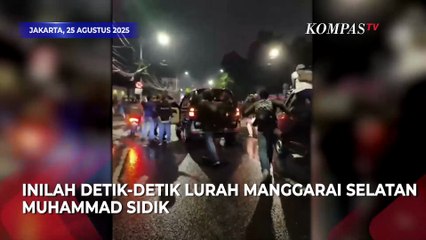 Detik-Detik Mobil Lurah Manggarai Selatan Diamuk Massa Demo DPR