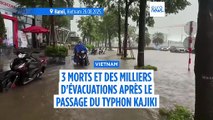 Trois morts et des milliers d'évacuations après le passage du Typhon Kajiki