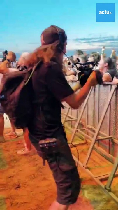 Cameraman au festival du Roi Arthur, Yoann a ambiancé le public : "Je n'hésite pas à aller au plus près !"