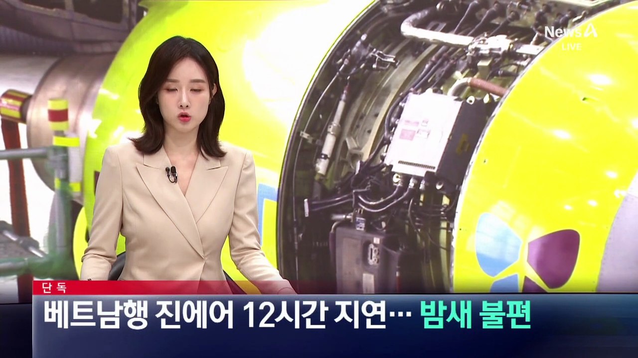 [단독]베트남 나트랑행 진에어, 조류충돌 이어 ‘누유’로 12시간 지연