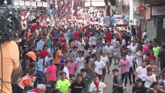 Siete heridos leves en un trepidante segundo encierro en San Sebastián de los Reyes