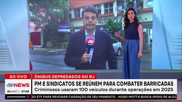 PM e sindicato de empresas de ônibus se reúnem para combater uso de coletivos como barricadas no RJ