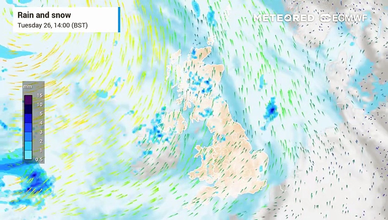Turning increasingly wet and windy this week