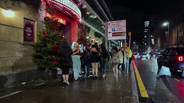 🇬🇧Manchester Nightlife After Dark 🌙🔥 ｜ Party Streets, Clubs & Vibes in 4K HDR 2025＂