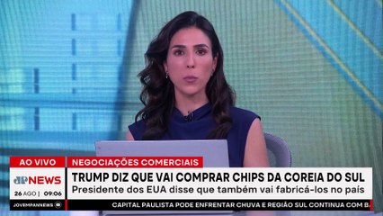 Trump anuncia que vai comprar chips da Coreia do Sul; Alan Ghani analisa