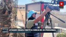 Ataque de Israel en Gaza deja 20 muertos, incluyendo cinco periodistas