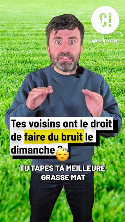 Peut-on faire du bruit le dimanche ?