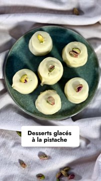 Desserts glacés à la pistache avec 4 ingrédients : recette facile !