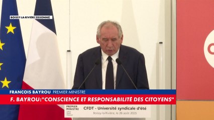 François Bayrou : «La démocratie est l'organisation qui porte la conscience et la responsabilité»