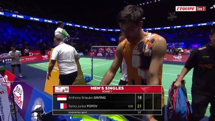 Le replay du 1er tour de Toma Junior Popov - Badminton