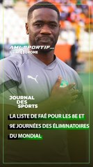 ÉLIMINATOIRES MONDIAL : FAÉ SORT LA LISTE DES SÉLECTIONÉS