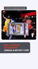 Michael Jordan-Kobe Bryant card sells for record sum