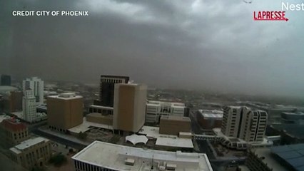 Phoenix, la devastante tempesta di sabbia in timelapse