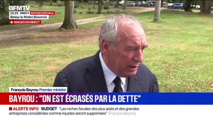 Vote de confiance: "LFI et le RN sont des organisations politiques antagonistes", qui mèneraient à une une "crise", assure François Bayrou