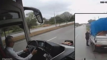 Samsun’da 2 kişinin öldüğü otobüs kazasının görüntüleri ortaya çıktı