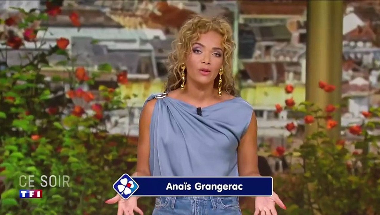 Anaïs Grangerac présente le tirage de l'Euro Million sur TF1.