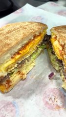 Mega Bun  The Burger with a 180 gram steak #BR3 #BR3Food #streetfood #FoodLover #foodies