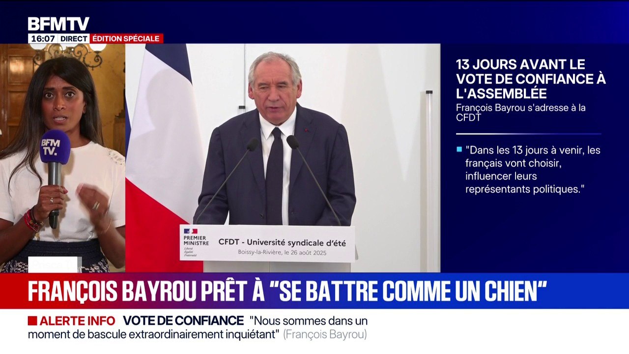 Vote de confiance du 8 septembre: "Appeler les députés à voter, ce n'est pas un risque", assure Prisca Thévenot, députée Ensemble pour la République des Hauts-de-Seine