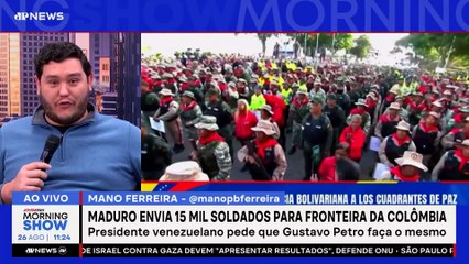 TENSÃO MÁXIMA: Maduro ENVIA milhares de TROPAS para fronteira com a Colômbia