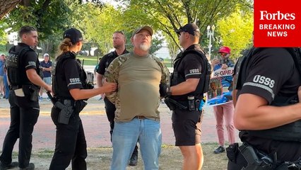 Man Is Arrested For Burning An American Flag Outside The White House