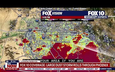 WATCH: Dangerous dust storm rolls through Phoenix, AZ