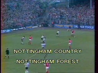 NOTTINGHAM COUNTY - NOTTINGHAM FOREST - 1982 - SAISON 1982/1983 -