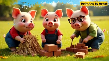 Three Little Pigs _ Nursery Rhymes For Kids