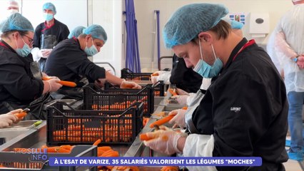 À l'ESAT de Varize, 35 salariés valorisent les légumes "moches" au profit du CHR