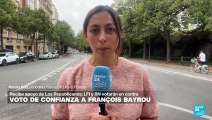 Informe desde París: oposición rechaza voto de confianza de Bayrou