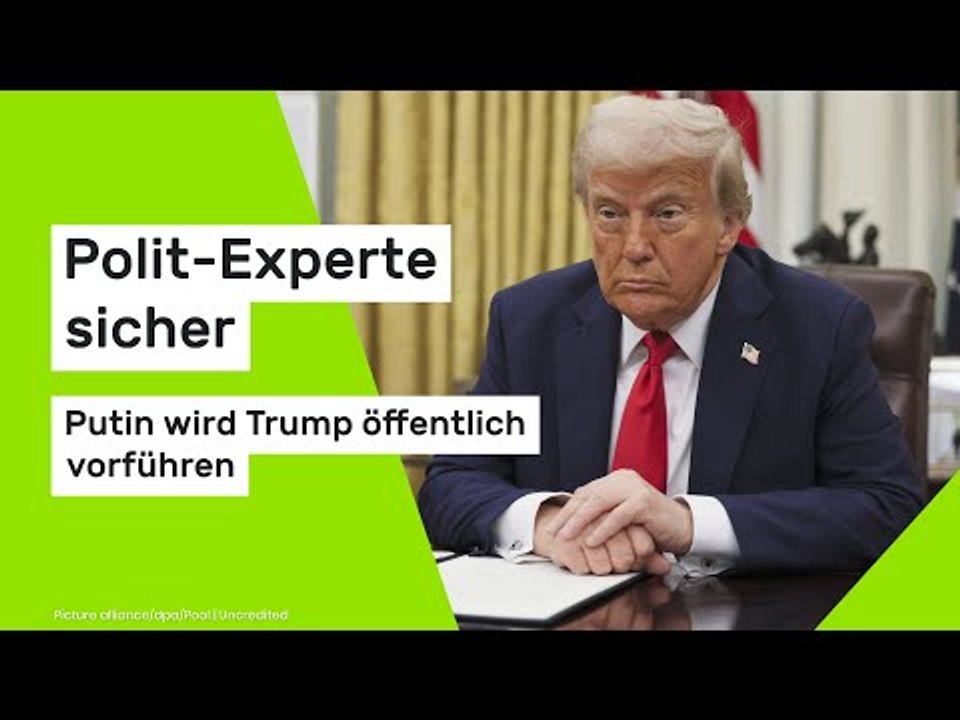 Polit-Experte sicher: Putin wird Trump öffentlich vorführen