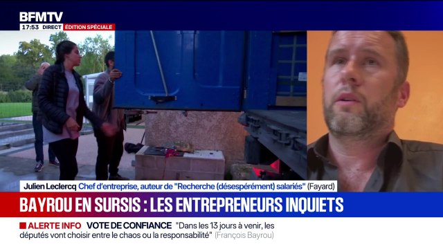 Crise économique: On doit essayer de survivre et de créer de la richesse , partage Julien Leclercq, chef d'entreprise
