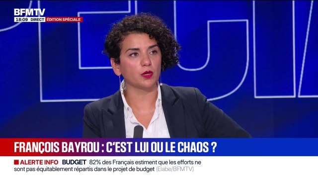 Vote de confiance du 8 septembre: Au lieu de préparer sa rentrée, François Bayrou a préparé sa sortie , affirme Lamia El Aaraje, première secrétaire fédérale du PS Paris