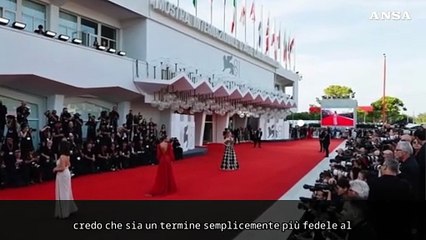 Venezia, Fanelli: "Non piu' madrina ma conduttrice? Termine piu' fedele"