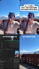 #behindthescenes of my previous video : "Choose your best #emoji on the #comments and watch what will happen… 🍓⛰️ I turned a #strawberry emoji and a #mountain into real 🌆➡️🏔️. Emoji sorcery started. Drop your favorite emoji and maybe it’s next… 👀✨